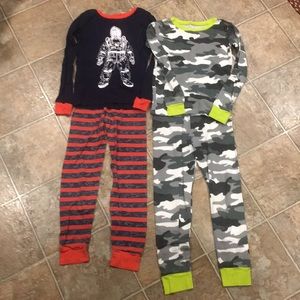 4 Pieces/2 Sets Boys Sz 8 Children’s Place Pajamas
